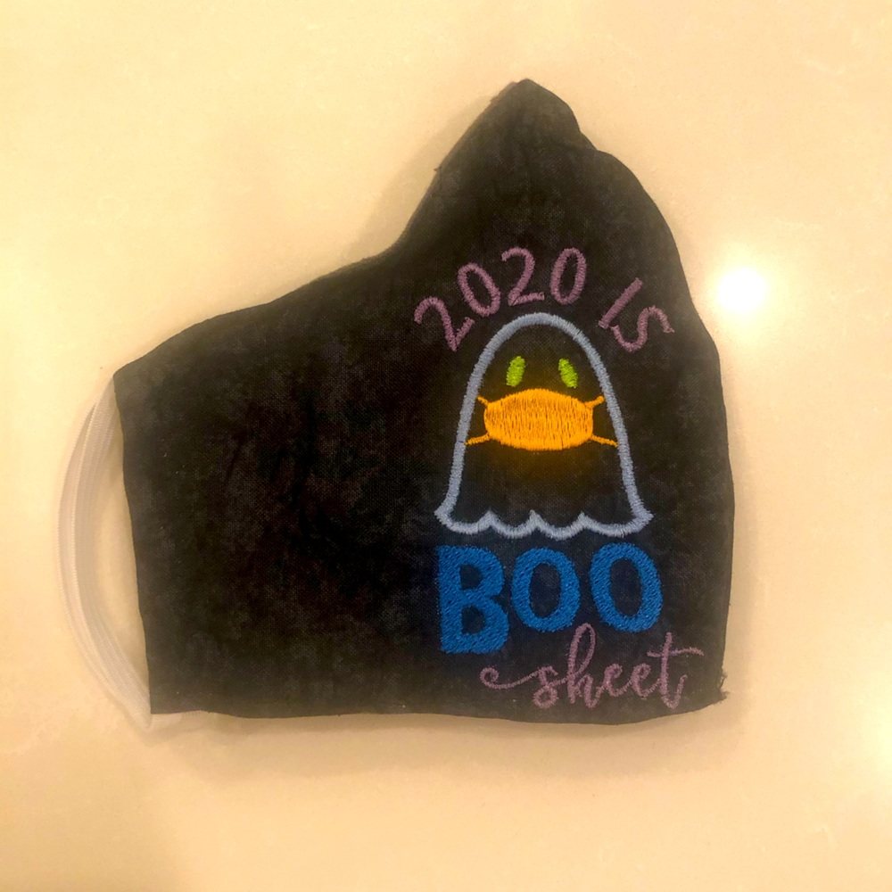 Halloween embroidered masks